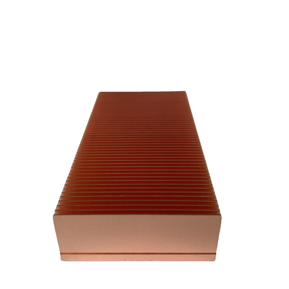 Factory Direct Supply Copper Skived Fin Heatsink - C1100 Red Copper Heatsink 100×50×20mm high quality