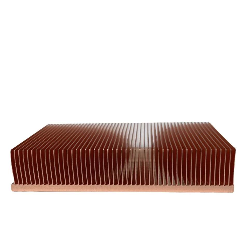 Factory Direct Supply Copper Skived Fin Heatsink - C1100 Red Copper Heatsink 100×50×20mm factory